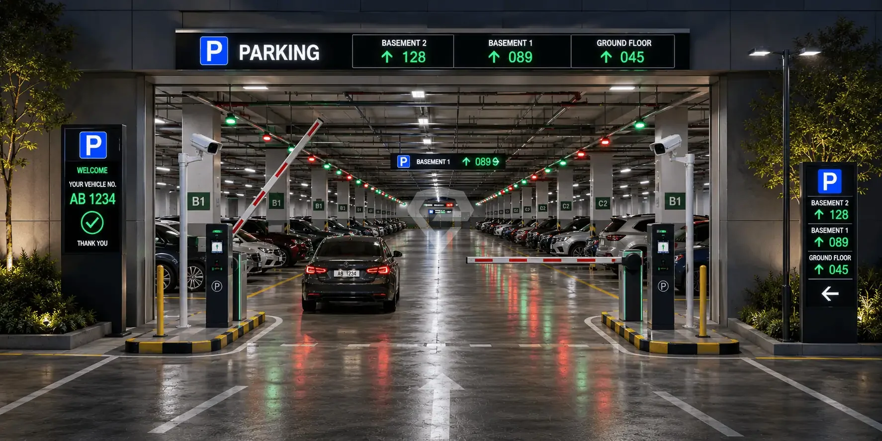 Smart Parking Management &amp; Guidance